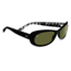 Serengeti Bella Sunglasses - Shiny Black Zebra Frame, 555nm Lenses 7628