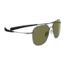 Serengeti Aerial Sunglasses, Shiny Hematite Frame, Polarized 555nm Lens, 7978