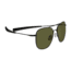 Serengeti Aerial Sunglasses, Satin Black Frame, 555nm Lens, 7976
