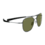 Serengeti Aerial Sunglasses, Shiny Hematite Frame, Polarized 555nm Lens, 7978