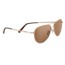 Serengeti Alghero Sunglasses, Satin Soft Gold Frame, Polarized Drivers Gold Lens, 8315