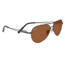 Serengeti Brando Sunglasses, Pilot Shiny Dark Gunmetal Frame, Drivers Lens 7885