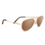 Serengeti Brando Sunglasses, Shiny Bold Gold, Polarized Drivers Gold, 8456