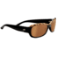 Serengeti Chloe Sunglasses - Shiny Brown Cork Black Frame and Polarized Drivers Gold Lens 7749