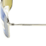 Serengeti Corleone Sunglasses, Shiny Titanium, Polarized 555nm Blue, 8418