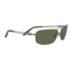 Serengeti Dante Sunglasses, Shiny Gun/ Black Tannery Frame, 555nm Polarized Lens