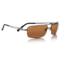 Serengeti Dante Wire-Flex Sun Glasses, Pilot Shiny Dark Gunmetal Frame, Drivers Lens 7888