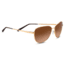 Serengeti Gloria, Polarized Drivers Gradient, Aviator , Female, Shiny Bold Gold, Medium 8577