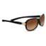 Serengeti Isola Sunglasses - Women's, Shiny Black/Satin Brass Frame, Polarized Drivers Gradient Lens, 8578