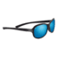 Serengeti Isola Sunglasses - Women's, Sanded Black Glitter Frame, Polarized 555nm Blue Lens, 8261