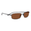 Serengeti Modena Sunglasses - Gunmetal w/ Denim Tannery Frame, Drivers Polarized Lenses 7548