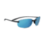 Serengeti Nuvino Sunglasses, Shiny Black Frame, Polar PhD 555nm Blue Lens, 8270