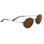 Serengeti Sirolo Sunglasses, Shiny Black Frame, Polarized Drivers Lens, 8103