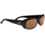 Serengeti Bianca Sunglasses 7409, Shiny Black Frame, Non Polar Drivers Lens