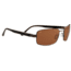 Serengeti Tosca Sunglasses - Satin Dark Brown/Black Brown Laser Tortoise Frame and Polar PhD Drivers Lens 7798