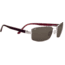 Serengeti Tosca Sunglasses - Shiny  Silver/Deep Red Brown Laser Frame and Polar PhD CPG Lens 7795