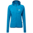SHED, Mountain Equipment Eclipse Hooded Zip Tee Pullover - Womens, Lagoon Blue/Marine, Medium, ME-002357-ME-01207-M-SHED