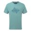 Shed, Mountain Equipment Wireframe Tee - Mens, Goblin Blue, Large, ME-004025-1500-L-DEMO