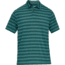 SHED, Under Armour Charged Cotton Scramble Stripe Polo - Mens, Batik, Large, 1323455-366-L-DEMO