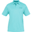 SHED, Under Armour Dockside Fish Tech Polo - Mens, Azure Teal, Large, 1321578-312-L