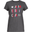 SHED, Under Armour Freedom America Tee - Womens, Charcoal Medium Heather / White, Small, 1333373-19-S
