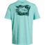 SHED, Under Armour Tuna Flag Tee - Mens - Mens, Neo Turquoise, Large, 1328138-361-L