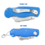 Sheffield Folding Lock Back Utility Knives, 2 Pack, Blue, 12117