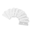 Sheffield Single Edge Razor Blades, 10 Pack, Silver, 12854