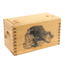 Sheffield Standard Pine Craft Box, Alligator Design, Brown, 12650-5