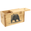 Sheffield Standard Pine Craft Box, Bear Design, Brown, 12650-4