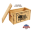 Sheffield Standard Pine Craft Box, Crafted in USA Design, Brown, 12650-8