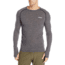 Sherpa Vayu Long Sleeve Crew - Mens-Heathered Black-Small