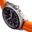 Shield Sonar Chronograph Strap Watch w/Date, Orange - Mens, SLDSH113-2