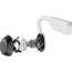 Shokz OpenMove Bone Conduction Open-Ear Lifestyle/Sport Headphones, White, S661-ST-WT-US