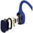Shokz OpenSwim Bone Conduction Open-Ear Mp3 Swimming Headphones, Blue, S700-ST-BL-US