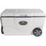 Coleman Signature OffShore Pro Series 50 Quart Marine Wheeled Cooler, 6263, White / Blue, Holds 75 Cans 3000003700