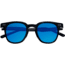 Simplify Alexander Polarized Sunglass, Black/Blue, One Size, SSU126-C3