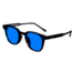 Simplify Alexander Polarized Sunglass, Black/Blue, One Size, SSU126-C3