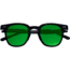 Simplify Alexander Polarized Sunglass, Black/Green, One Size, SSU126-C4