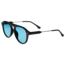 Simplify Carter Polarized Sunglasses, Black Frame, Blue Lens, Black/Blue, One Size, SSU127-C2
