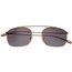 Simplify Collins Sunglasses, Bronze Frame, Black Lens, Polarized, One Size, SSU104-BR