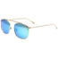 Simplify Collins Sunglasses, Gold Frame, Celeste Lens, Polarized, One Size, SSU104-GD