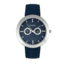Simplify The 6100 Canvas Overlay Strap Watch, Blue, SIM6104