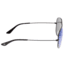 Sixty One Sunglasses Honupu Sunglasses, Black Frame, Blue Lens, Polarized, One Size, SIXS141BL