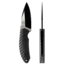 Skallywag Tactical Crows Nest Fixed Blade Knife, 3.5in, 440c Stainless Steel, Drop Point Blade, G10 Handle, Black, Crows Nest-Black