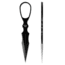 Skallywag Tactical D2 Dagger Fixed Blade Knife, 2.5, D2, Dagger Blade, Black, D2 Dagger-Black