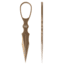 Skallywag Tactical D2 Dagger Fixed Blade Knife, 2.5 in, D2, Dagger Blade, Tan, D2 Dagger-Tan