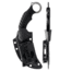 Skallywag Tactical Deep 6 Karambit Fixed Blade Knife, 4 in, 440c Stainless Steel, Hawkbill Blade, G10 Handle, Black, Deep 6 Karambit- Black