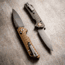 Skallywag Tactical Mako II Folding Knife, 3.5in, D2, Drop Point Blade, G10, Desert Tan Handle, Mako II - Desert Tan