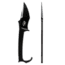 Skallywag Tactical MDV Plus One Fixed Blade Knife, 3.25 in, D2, Modified Tanto Blade, Black, MDV Plus One-Black